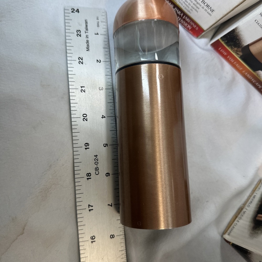 2 Intermatic CL635RK Malibu Low Voltage Metal Cap 20W Bollard Light Copper NOS - Picture 5 of 16